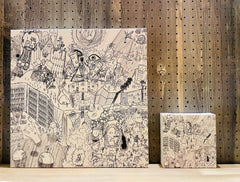キャンバスアート【Wine bottle in the underground】150サイズ